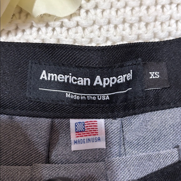 American Apparel Black and White Mini Skirt - Picture 3 of 6